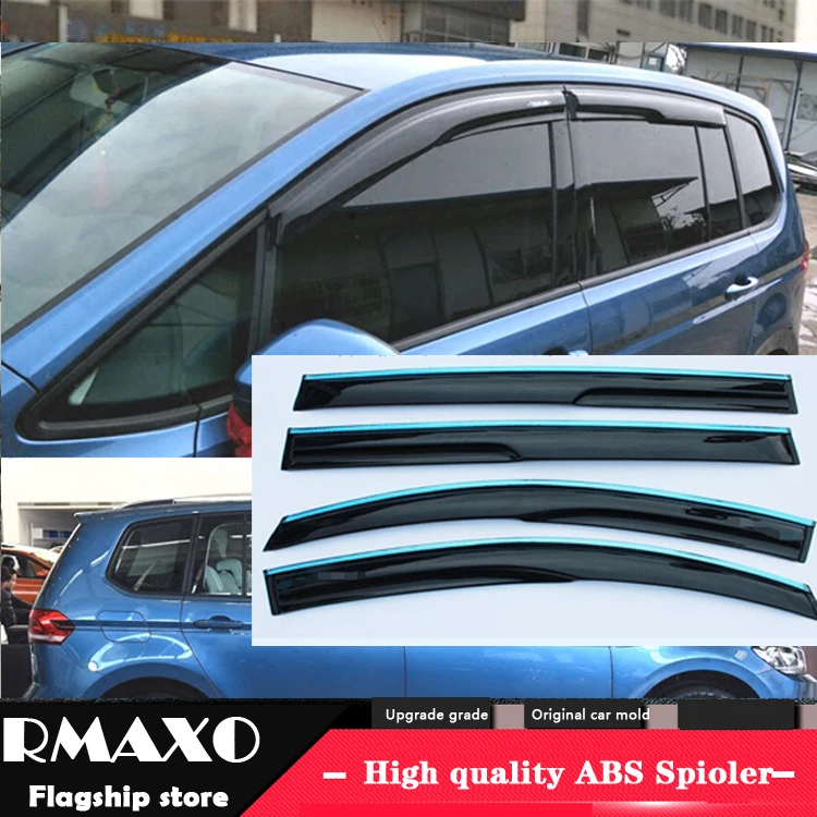 Пластиковый козырек для окна Volkswagen Touran 2005 2015 WXK оттенки вентиляции Защита от