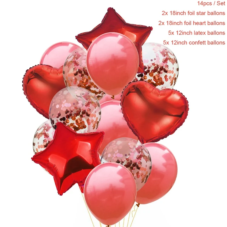 Balloon Set 5 Йориу латексные шары воздушные шары с конфетти набор «С Днем Рождения» вечерние украшения Дети Oh Baby Shower мальчик Baloons Свадебные сувениры - Цвет: Balloon Set 5