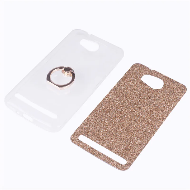 For Huawei Y3 II Case Flash powder 3D Relief Silicone Soft 2 Y3II Lua-L21 TPU With Ring Phone Bag |