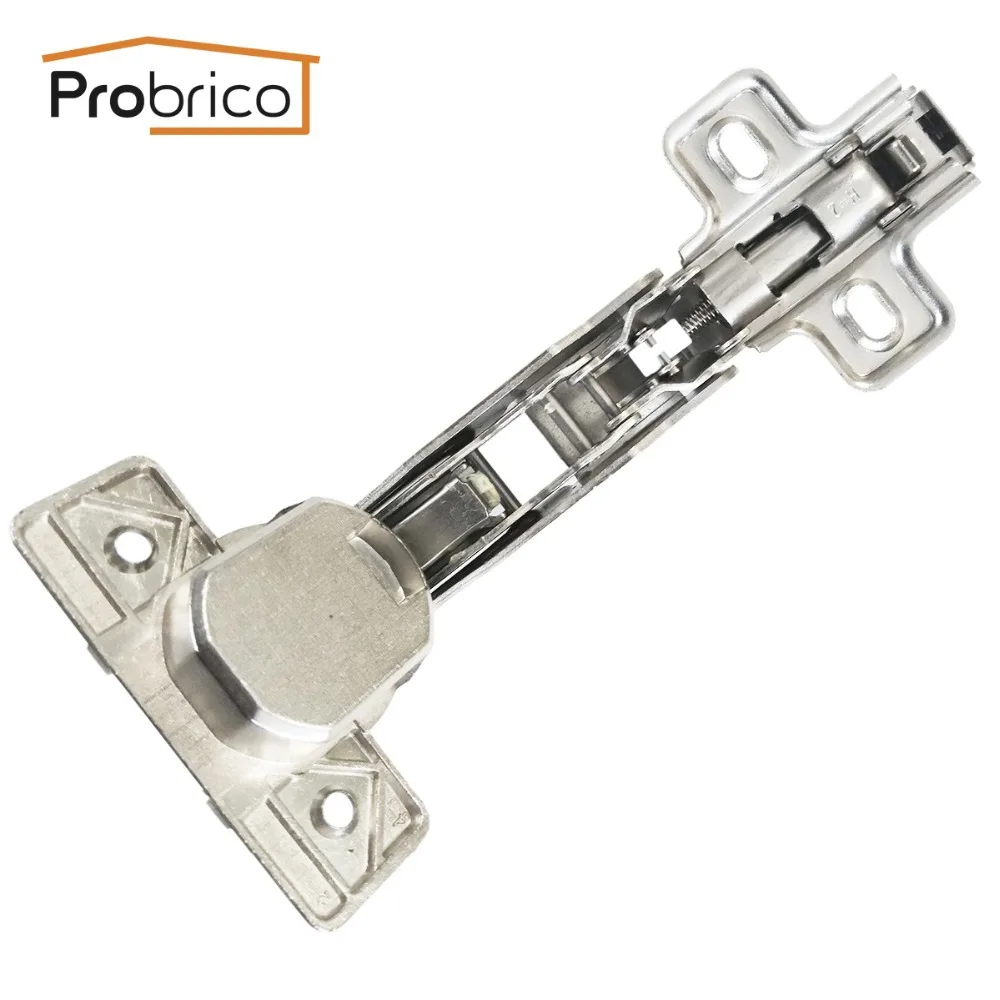 Probrico 4 пары мягкий закрытый кухонный шкаф угловой складной шарнир 165 градусов Скрытая комбинация Петля двери шкафа для мебели