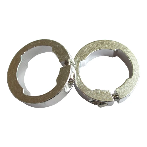 Silver 8mm 1 пара, 8 мм, 12 мм, алюминиевый сплав, велик ручки для велосипеда, концевые кольца для горного велоспорта, руль для горного велосипеда, руль для горного велосипеда, ручки для руля, стопорные кольца - Цвет: Silver 8mm