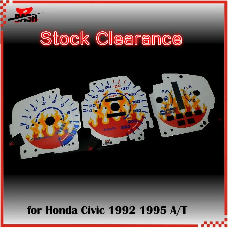 DASH EL Glow Gauge для Civic EG 1995 автоматическая передача звука дизайн с активированным