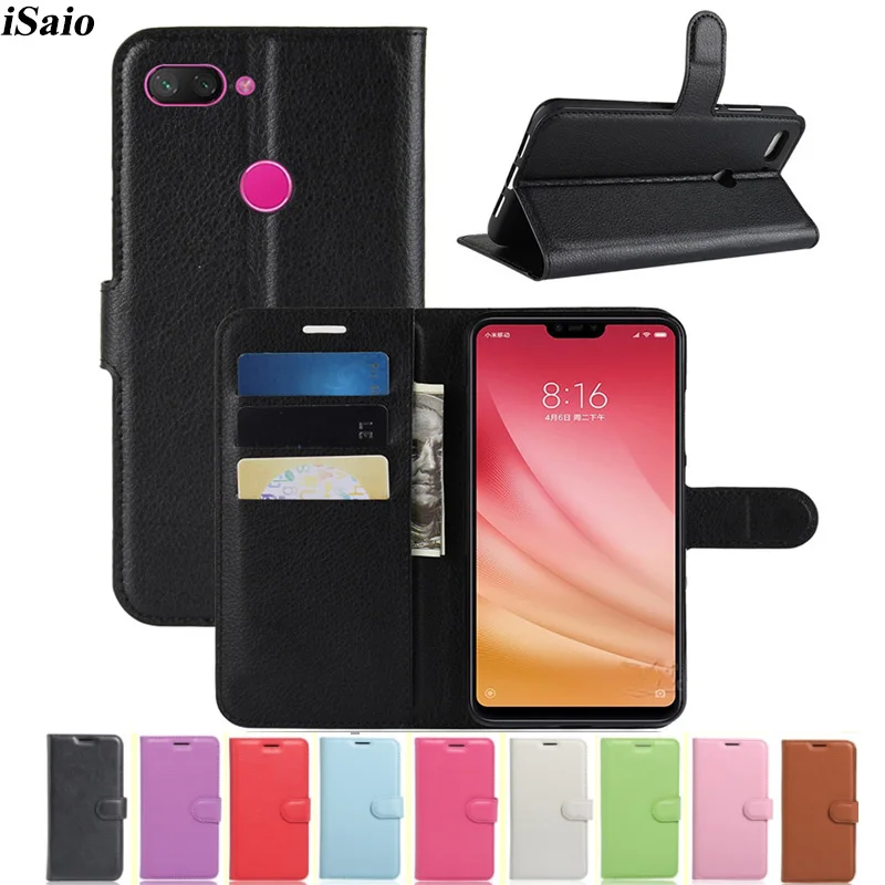 Чехол бумажник для Xiaomi Mi 8 Lite Кожаный флип чехол Xioami Xiami Xiomi Mi8 6 26 дюйма телефона