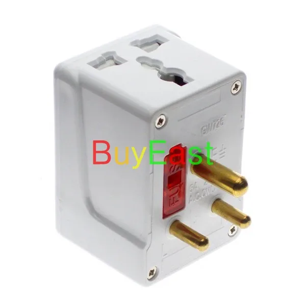 Партия 5 Индия Шри Ланка 3 розетки тип D настенная розетка адаптер питания