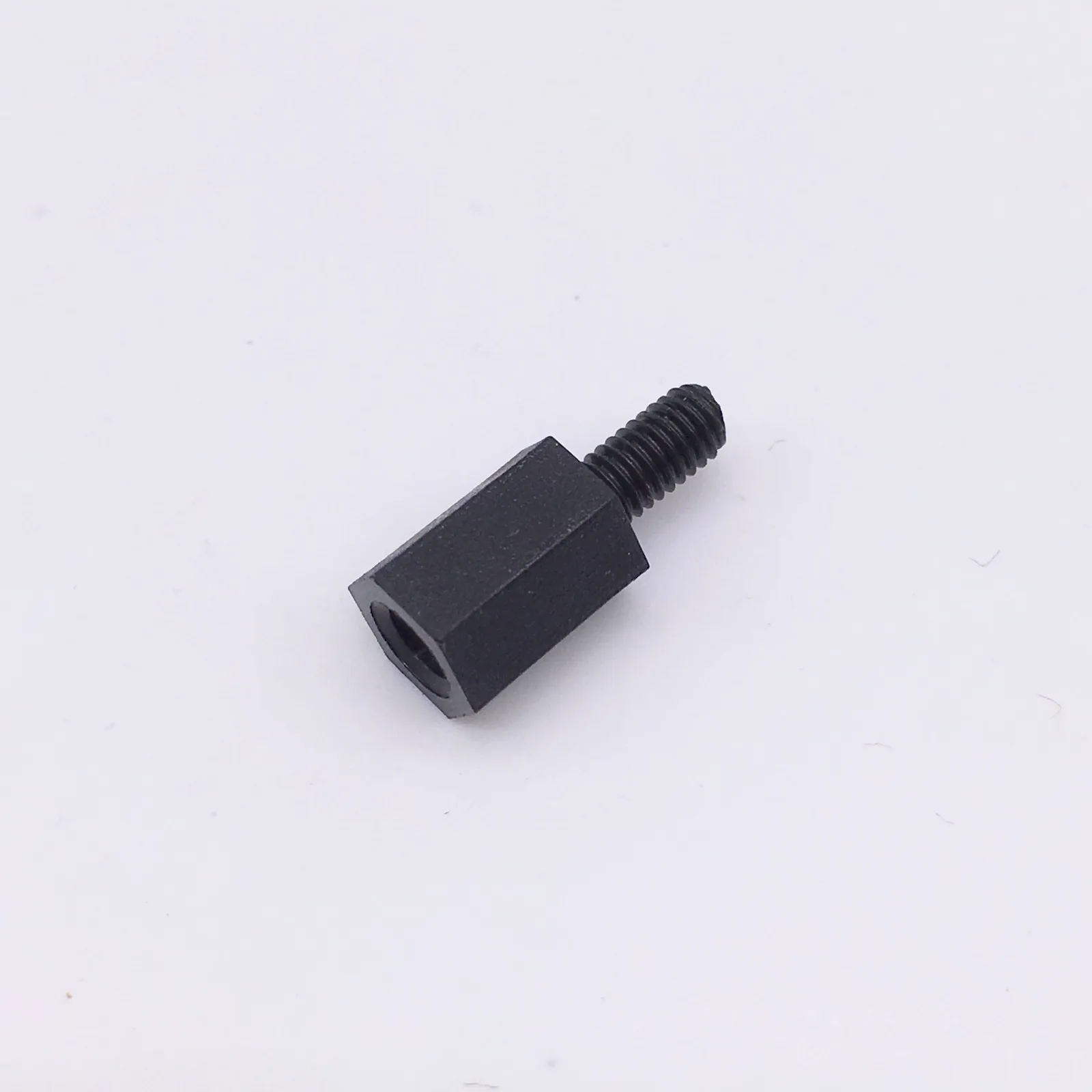 

M3x14+6 Spacer Screws Hex Standoff Nuts Male to Female Plastic Nylon Accessories Black Pack 100