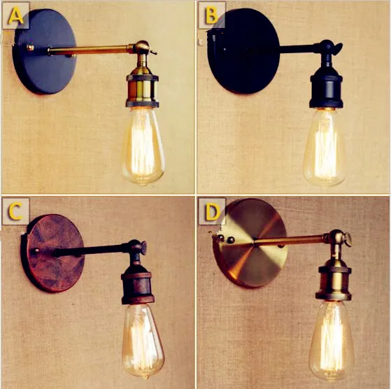 

Edison Retro Vintage Wall Lights For Home Lighting Style Loft Industrial Wall Lamp LED Sconce Appliques Murales ArandelaS