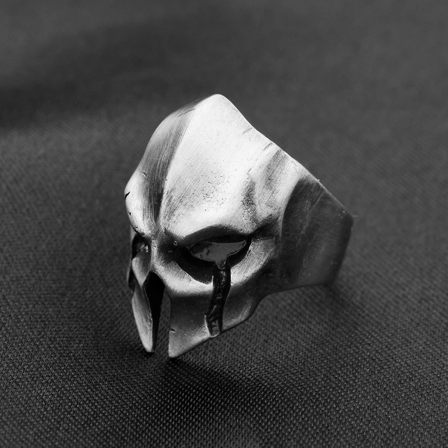 Модные кольца для женщин 2018 спартанское кольцо викингов шлема Skepliton Anillos Hombre Bague