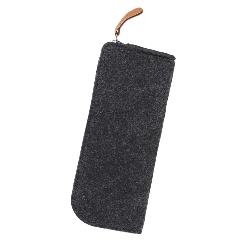 Портативный фетровый чехол для карандашей и ручек косметичка макияжа монет