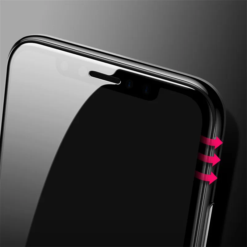 NFH 5D стекло для iPhone X защитная пленка экрана изогнутые края полное покрытие