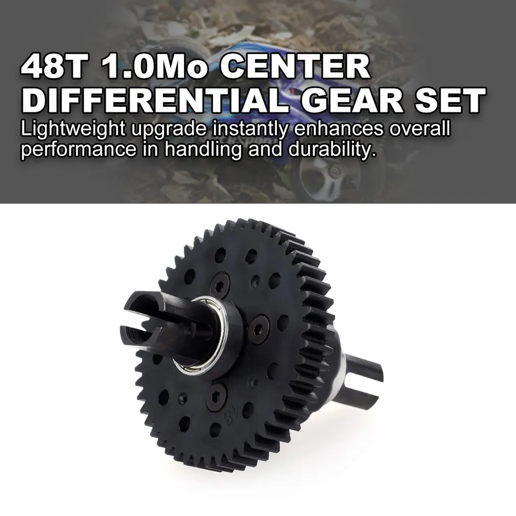 48T 1.0Mo Центральная дифференциальная Шестерня для ZD Racing 8009 DF-Models 6684 1/8 багги