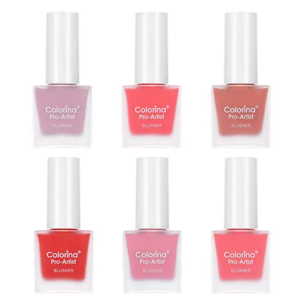 Жидкие румяна для макияжа гладкие шелковистые Paleta De Blush цвет длится долго 4 цвета