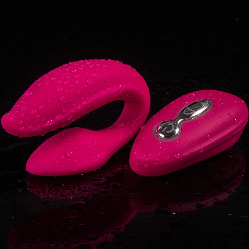 Дистанционное управление беспроводной вибратор Двойной вибрационный