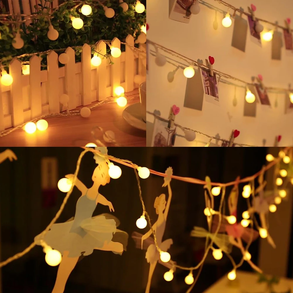 

Waterproof 10M 100 LED Bulb String Light 8 Modes Outdoor Garden Home Decoration Christmas Light CE/UL Certification