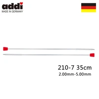 addi 35 cm single pointed straight needles aluminium 210 7