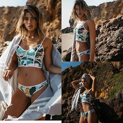 Новый купальник для женщин женский комплект бикини бандажный бюстгальтер с