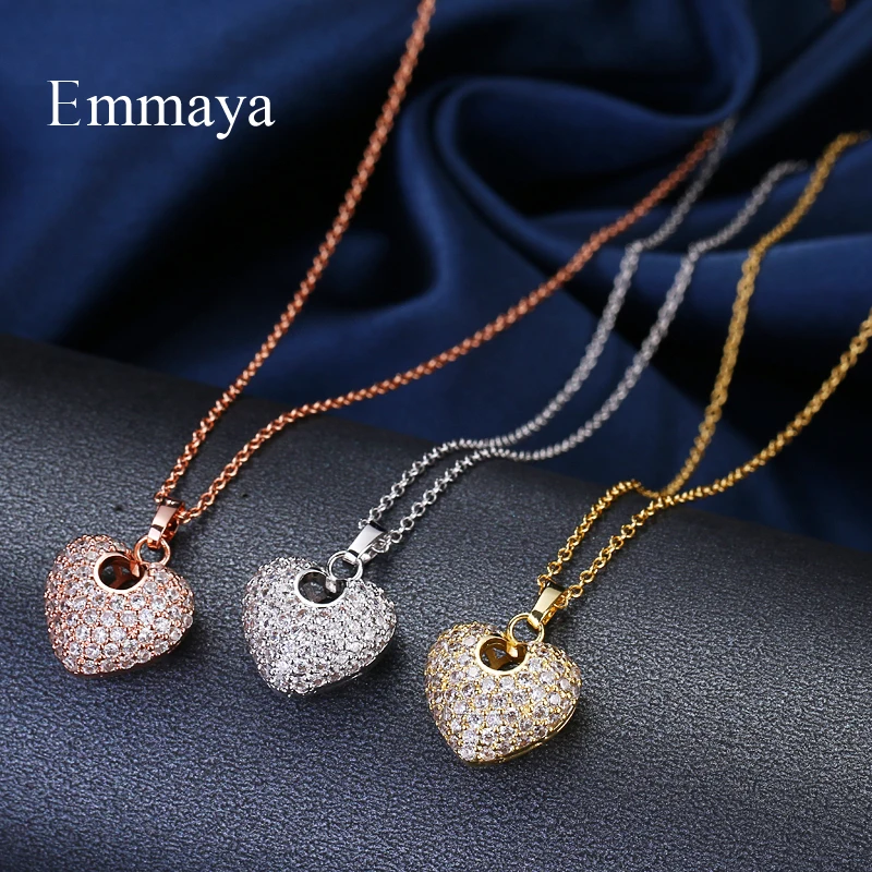 Emmaya фирменный модный Шарм AAA кубический циркон многоцветный Романтический кулон