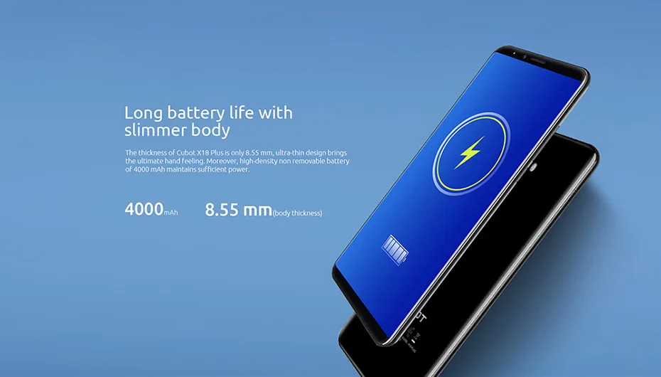 Cubot X18 Plus смартфон с 5 99 дюймовым дисплеем восьмиядерным процессором MT6750T ОЗУ 4 Гб