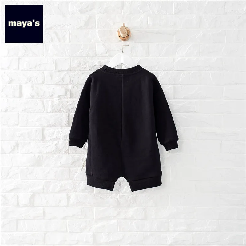 Mayas/модные детские рубашки с аппликацией и блестками сезон осень теплые