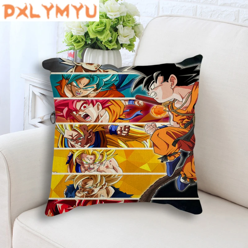 Декоративные подушки Торияма Акира Dragon Ball Son Goku Saiyan плакат с героями аниме печати