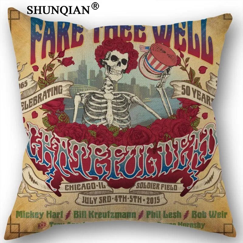 Изготавливаемые на заказ яркие Квадратные Зеркальные чехлы из хлопка и льна