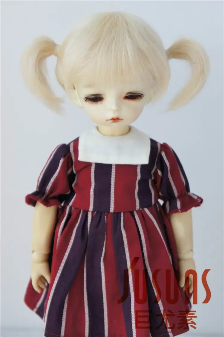 JD203 1/6 1/4 1/3 Мода BJD мохеровые парики YOSD MSD SD двойной конский хвост куклы волосы для
