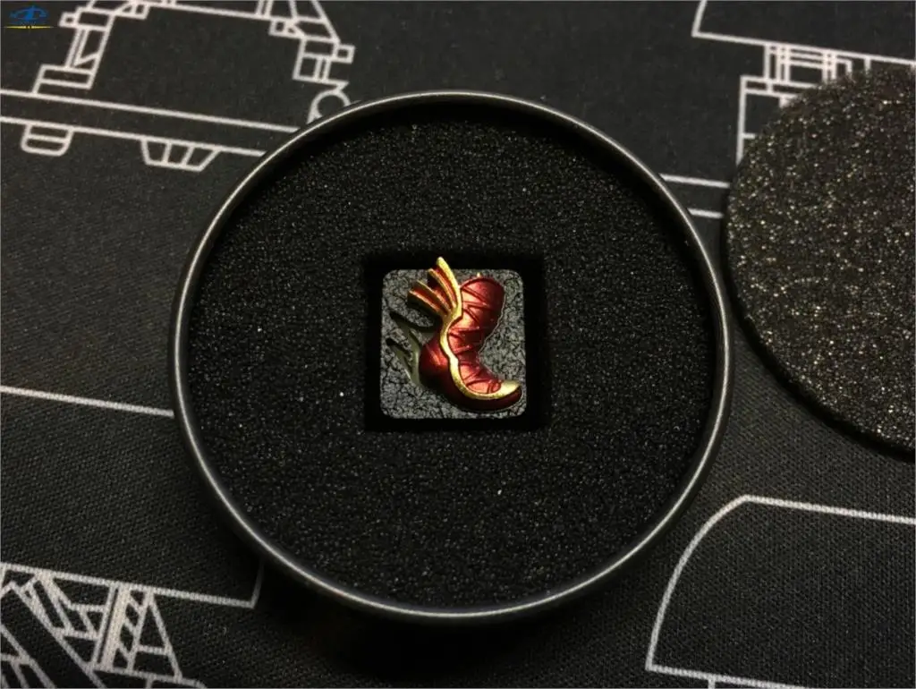 [HFSECURITY] Dota 2 Fly Shoes Механическая Кепка с подсветкой из алюминиевого сплава
