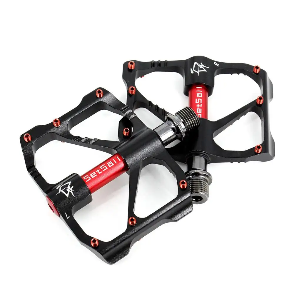 

Sealed Bike Pedals Aluminum alloy chrome molybdenum steel Body Road Bicycle Pedal Mountain Bike Pedal