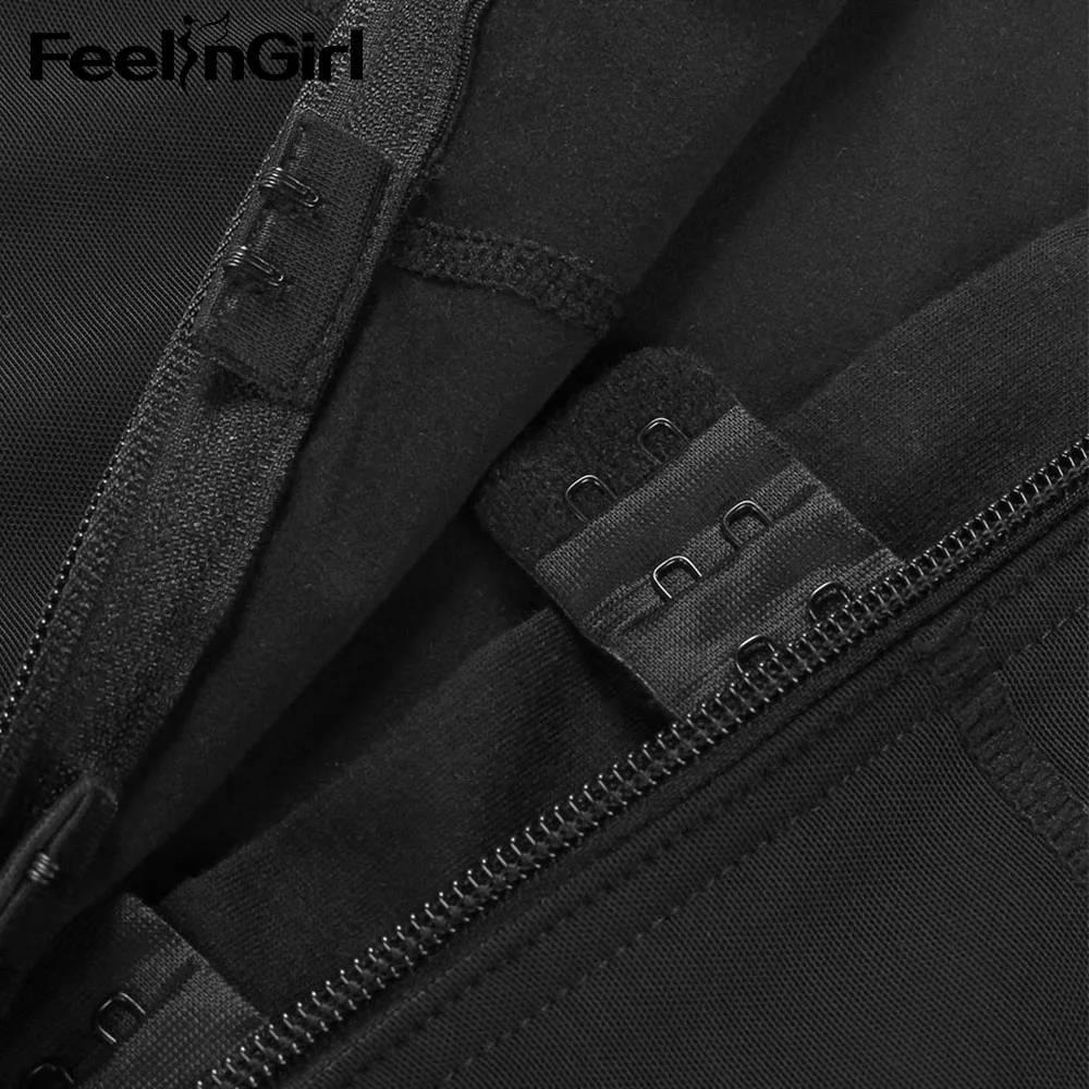 FeelinGirl, женское нижнее белье, нижнее белье, открытая промежность, корсет, подтяжка ягодиц, боди на молнии, нижнее белье, пуш-ап, для похудения, талия, Trainer-C5