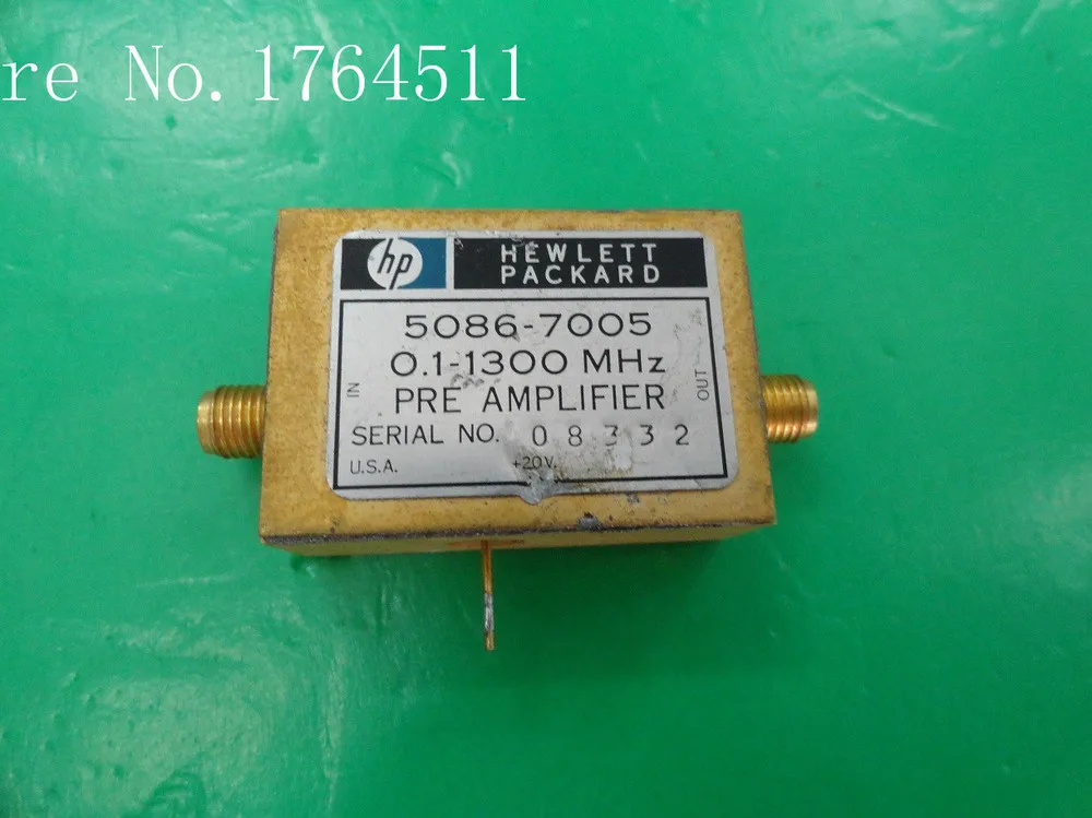 [BELLA] Оригинальный 5086-7005 0 1-1 3 GHz 20V SMA усилитель | Электронные компоненты и