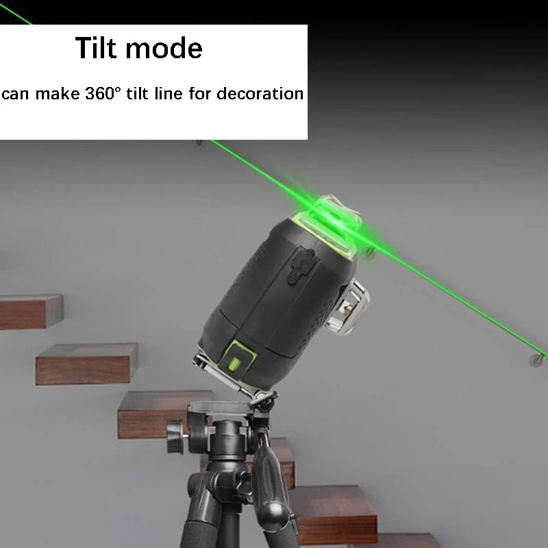 Бренд Huepar 8/12 линии 3D LD диодный лазерный уровень самонивелирующийся 360