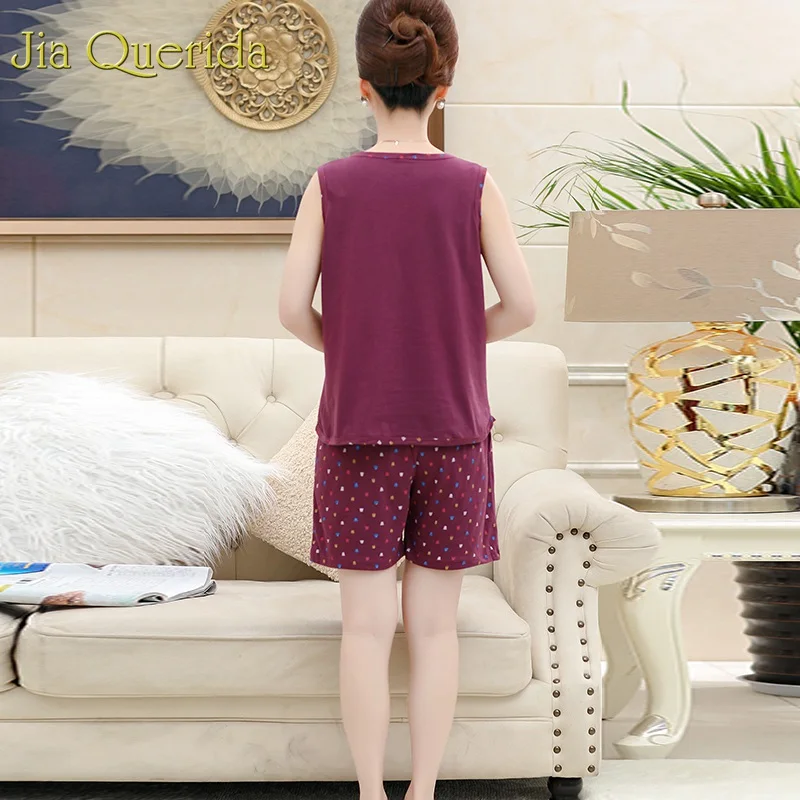 Женское ночное белье большого размера лето 2019 новые хлопковые шорты без рукавов