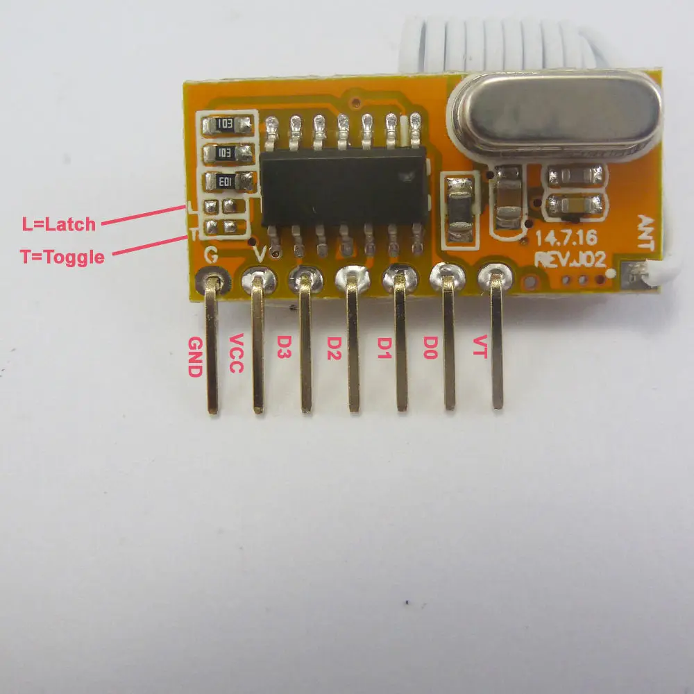 TB417 * 1 + TB218 315 МГц PT2262 кодировщик для декодера Arduino радиочастотный передатчик