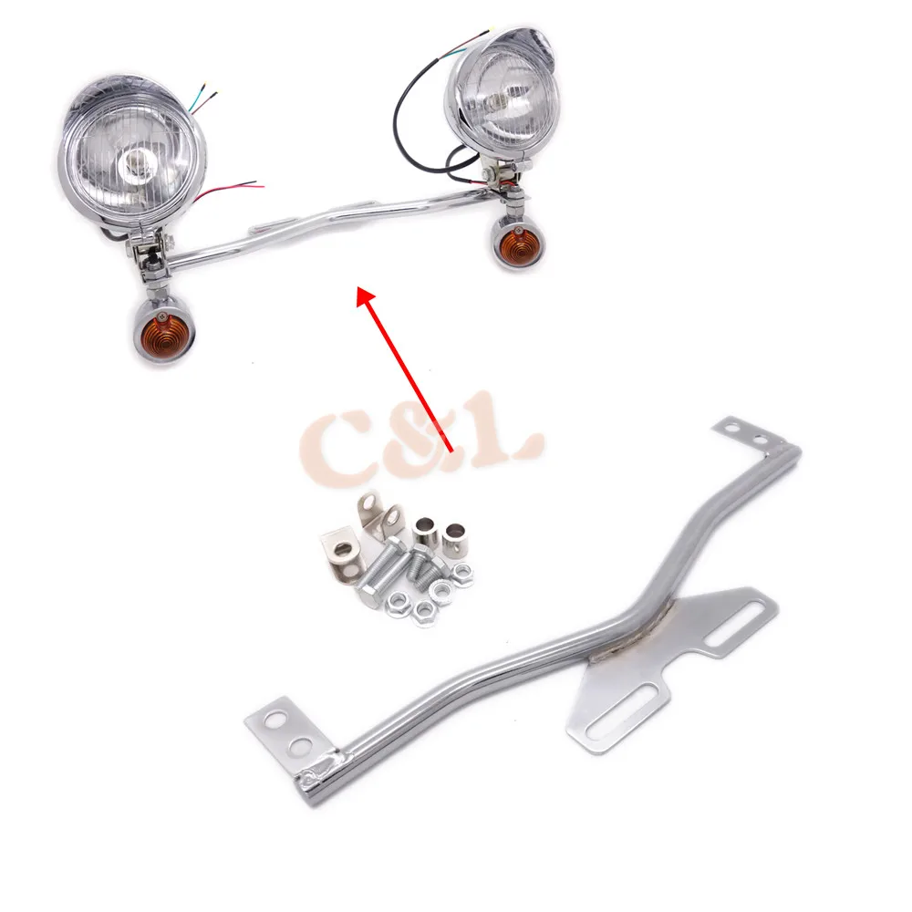 Хромированная светильник летная световая балка с зажимом для точечных