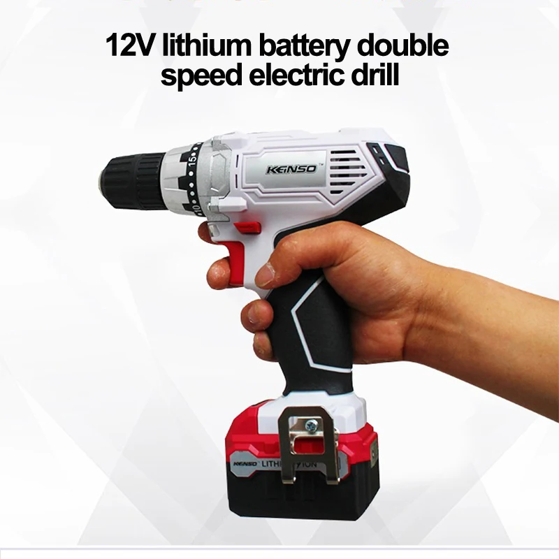 Keinso 12 V электродрель Беспроводная отвертка Мини дрель электрическое бурение и