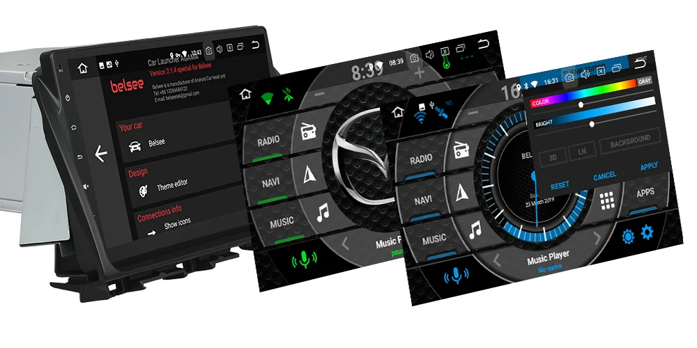 Belsee для Mazda CX-5 CX5 2012- Android 9,0 автомобильный стерео радио 8 ядерный 4 ГБ gps головное устройство Авторадио мультимедийный плеер