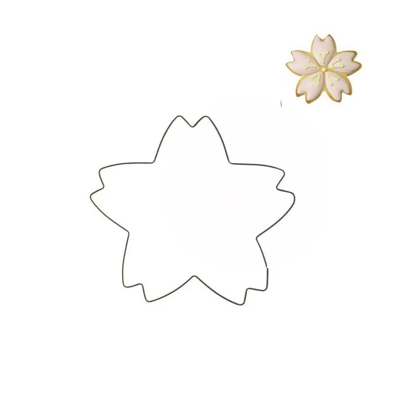 1 шт. нержавеющая сталь Вишневый нож для торта и печенья Форма 3D печенье фондан