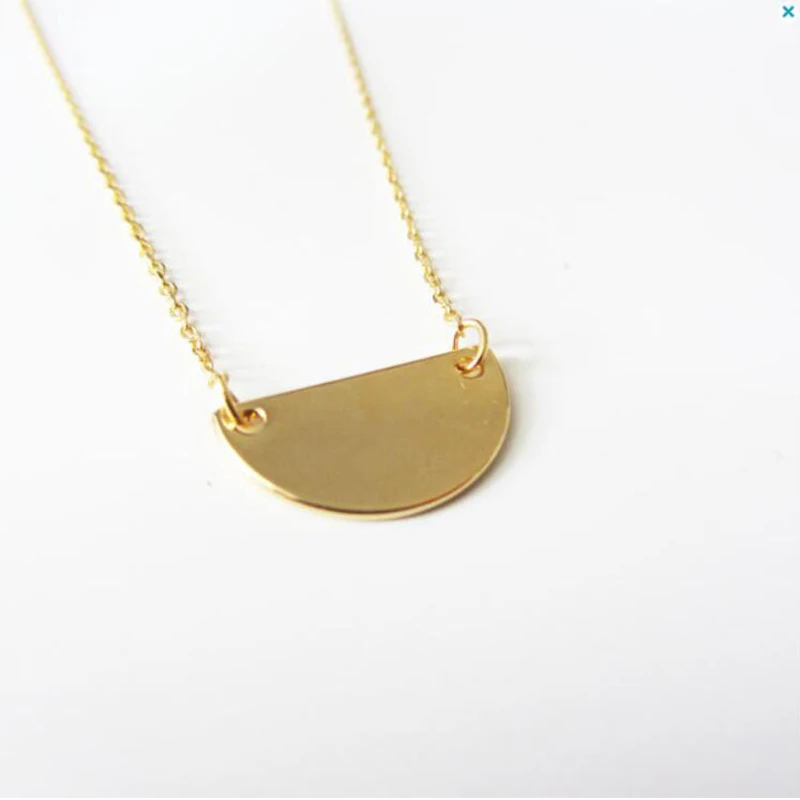 Yiustar новое модное женское ожерелье колье для девушек чокер золотого цвета|moon pendant