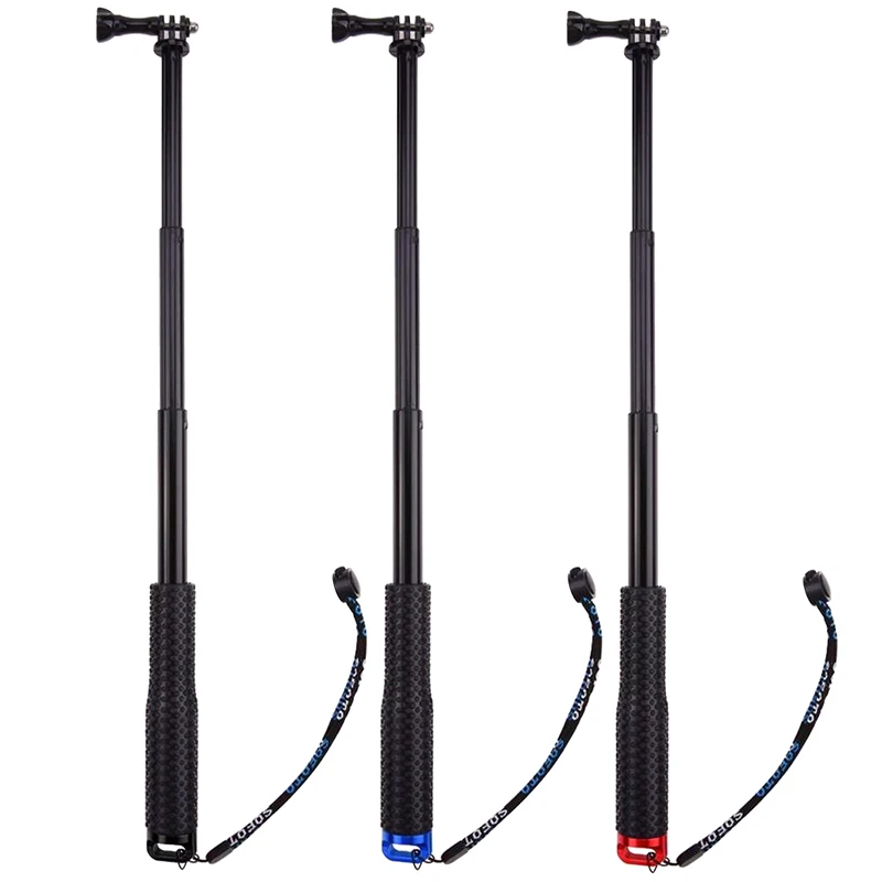 Алюминиевый сплав ручной селфи палка 19 &quotДайвинг Extandable полюс для GoPro SMN88|Серфинг|
