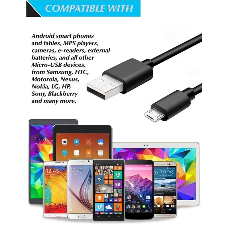 Micro USB зарядный кабель для Samsung Galaxy A3/A5/A7 2016 J3/J5/J7 2017 a6 J4 J6 PLUS зарядное устройство
