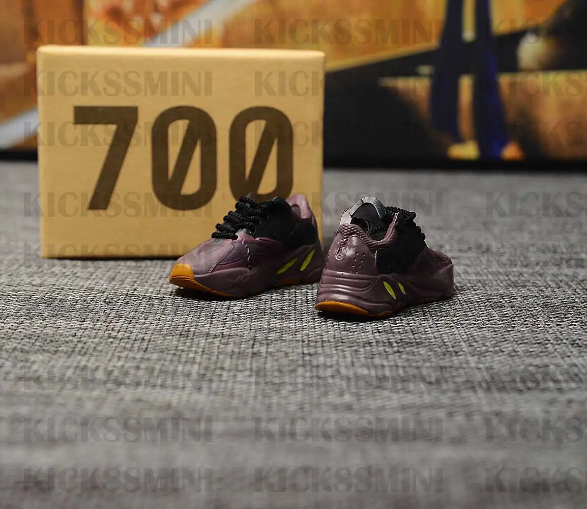 dropshipping 700 colors lace sneaker no keychain no hole 1/6 SCALE 3D Mini Sneaker JORDAN keychain doll accessory