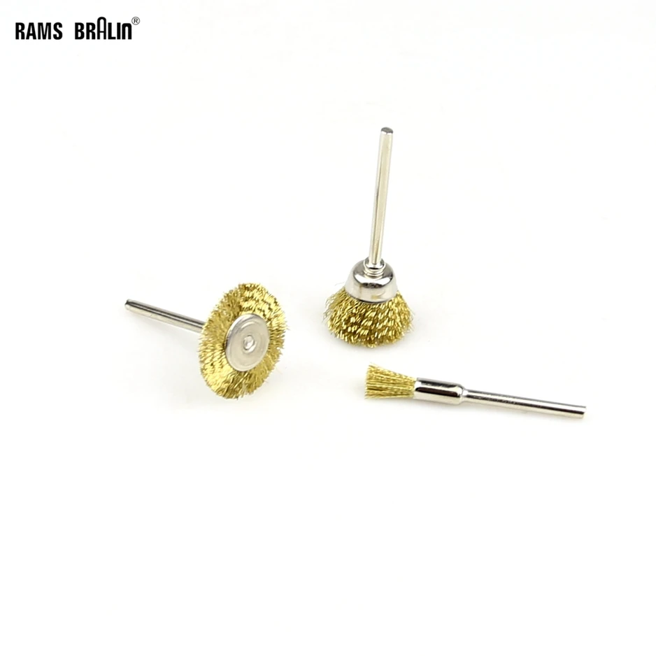 100 шт. 3 мм вал из меди|wire wheel brush|dremel rotary toolrotary tool |