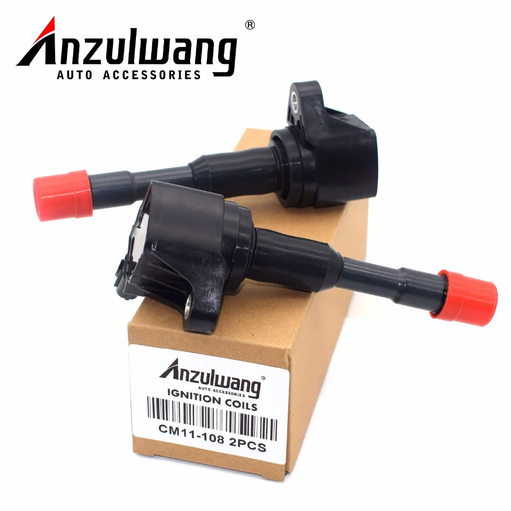 ANZULWANG 4 шт. 30521 PWA 003 CM11 108 Катушка зажигания для Honda Civic Hybrid MX 2003 2004 2005 2006 2007 2008 2009 2010