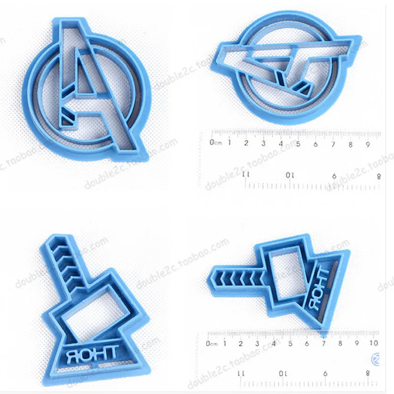 6 шт./компл. Мстители Alliance Super Hero резак для печенья сахарная форма украшения торта