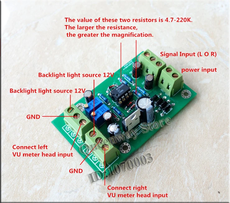 V-003 VU Meter аудио консоль дБ метр ЦАП усилитель мощности индикатор уровня пиковый измеритель звукового давления с подсветкой
