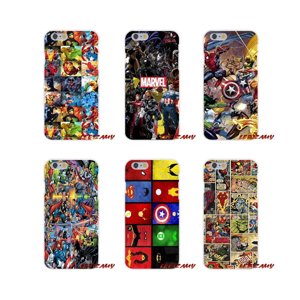 Аксессуары чехлы для телефонов Чехлы с логотипом комиксов Marvel Xiaomi Mi6 Mi 6 A1 Max Mix 2 5X 6X