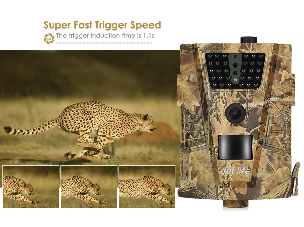 Outlife HT-001 750 нм ИК GPRS охотничья камера ночного видения 30 шт. светодиодов 1084P камера для охоты с животными фото ловушки