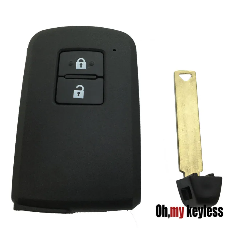 Чехол для смарт ключа с 2 кнопками toyota crown Camry Matrix Yaris RAV4 Avalon чехол дистанционного