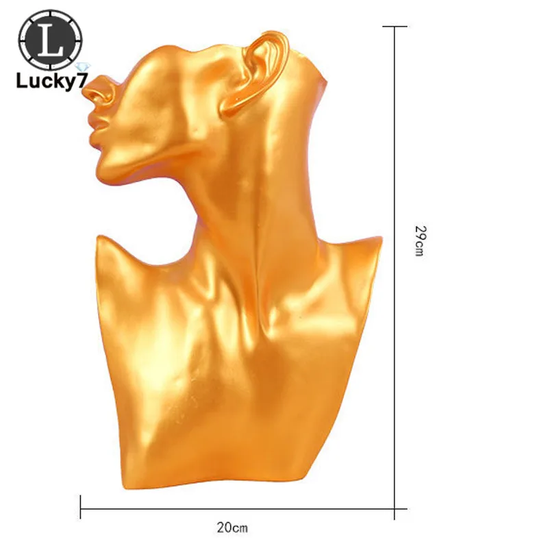 Necklace Jewelry Display Counter Showcase Resin Pendant Bust Holder Earring Stand Portrait Frame | Украшения и аксессуары