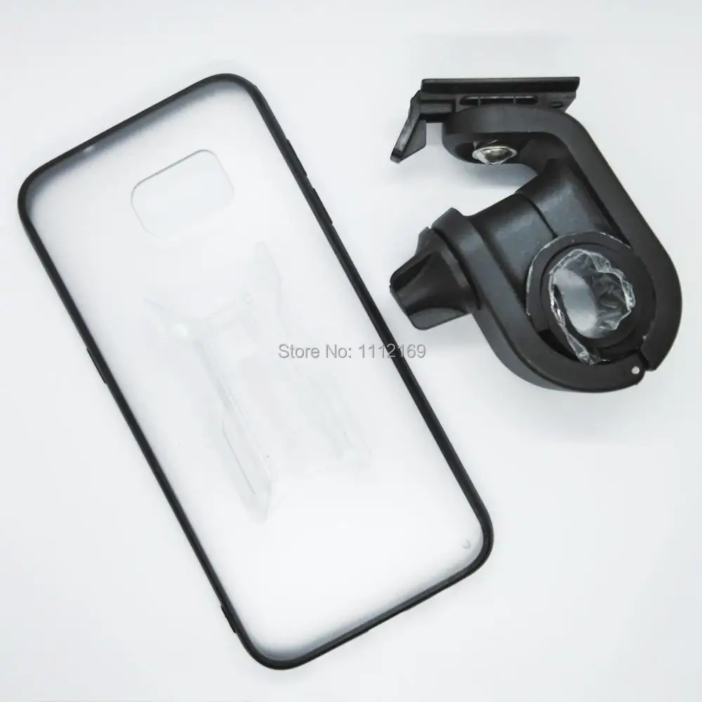 

New Arrival Bicycle HandleBar Phone Holder Bike Mount Phone Holder Stand with Clear Clip Grip Case for Galaxy S6/S7/S8 Plus/S10