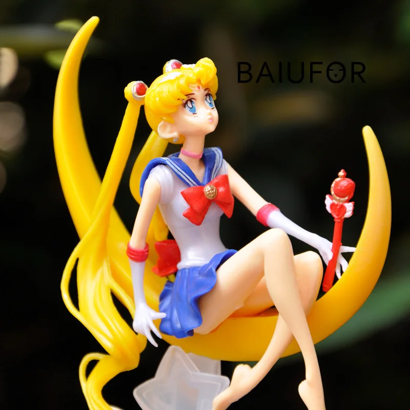 BAIUFOR Сейлор Мун Аниме девушка модель фигурки для террариума аксессуары торта DIY